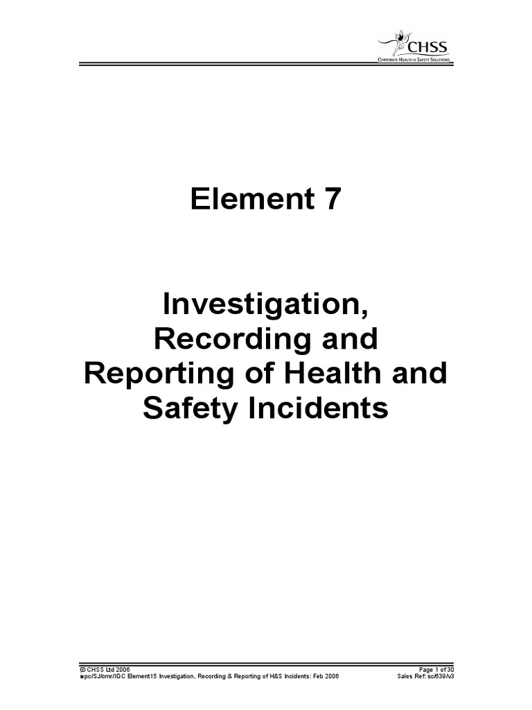 Nebosh PDF Occupational Safety And Health Risk