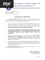 SAMPLE Secretary Certificate - SEC OST Enrollment | PDF | Finance ...