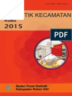 Statistik Kecamatan Kubu Babussalam 2015