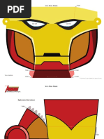 DM Iron Mans Helmet Mask Printable 1010 PDF