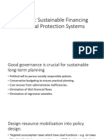 APSP - Group 1 Recommendations - Sustainable Financing of Social Protection Systems