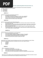 CCNA Security Exam Module 1