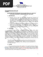 Draft_Memo Circular_PNP Accreditation on Logistics Providers as of August 2 2016