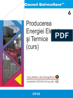 Producerea Energiei Electrice Si Termice - Curs PDF