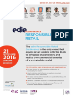 edie Responsible Retail Conference brochure