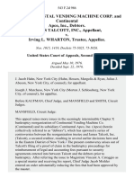 In Re Continental Vending Machine Corp. and Continental Apco, Inc., Debtors. JAMES TALCOTT, INC., Appellant, v. Irving L. WHARTON, Trustee, Appellee