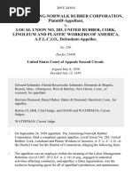 The Armstrong-Norwalk Rubber Corporation v. Local Union No. 283, United Rubber, Cork, Linoleum and Plastic Workers of America, A.F.L.C.I.O., 269 F.2d 618, 2d Cir. (1959)