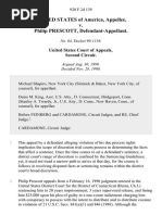 United States v. Philip Prescott, 920 F.2d 139, 2d Cir. (1990)