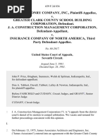 Hughes Masonry Company, Inc. v. Greater Clark County School Building Corporation, J. A. Construction Management Corporation v. Insurance Company of North America, Third Party, 659 F.2d 836, 3rd Cir. (1981)