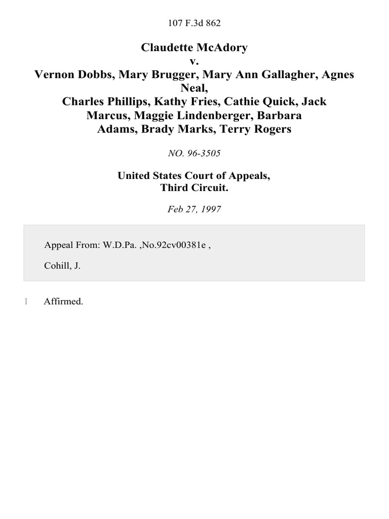 United States Court of Appeals, Third Circuit | PDF