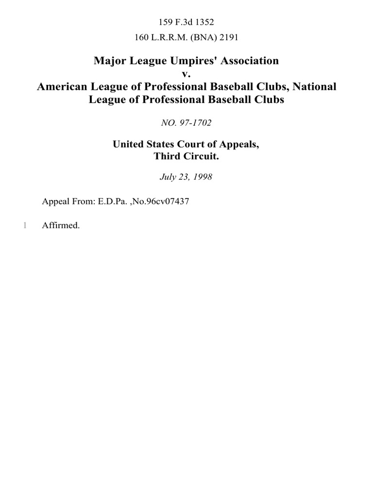 Jewish Major League Umpires