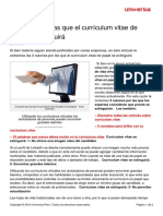 3 Razones Curriculum Vitae Papel Extinguira