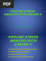 Pipeline Stress Analysis With Caesar II