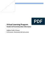 virtual learning program student info packet
