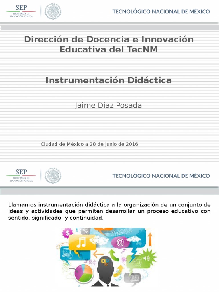 Instrumentacion didactica