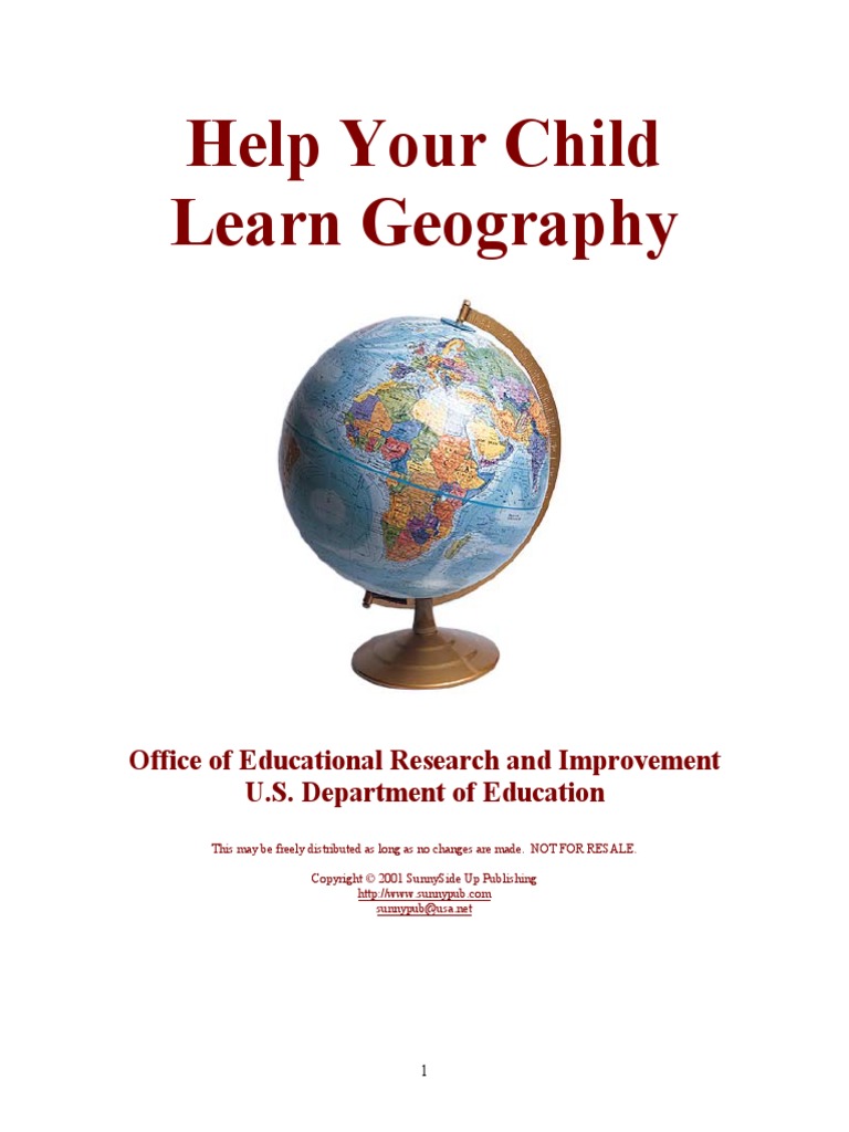 Help Your Child Learn Geography PDF Longitude Geography