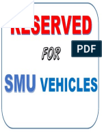 Reserved Smu Vehicles