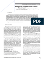 Conservative Treatment of Ameloblastoma in Child: A Case Report