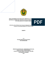 Peran Pemerintah Kabupaten Gresik Dalam Optimalisasi Kemitraan Berbasis Corporate Social Responsibility (CSR) Yang Dilakukan PT Semen Gresik