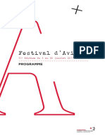 Programme Festival Avignon 2011