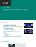 MS Azure Sales Resources