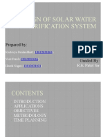 Project-Design of Water Purification System