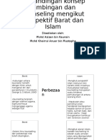 Perbandingan Konsep Bimbingan Dan Kaunseling Mengikut Perspektif Barat