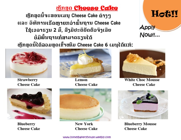 Cheese Cake Recipes and Techniques | PDF