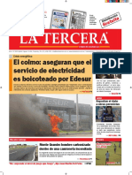 Diario La Tercera 09.08.2016