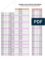 Jadwal Jaga Dokter Internsip: KIA Umum