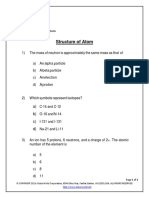 WS Structure of Atom Grade8 PDF