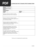 Pre And Post Evaluation Form Pdf Applied Psychology Behavior