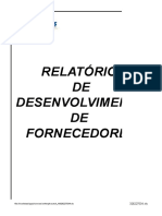 BC - 1001 - Relatório de Desenvolvimento de Fornecedor