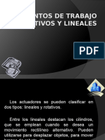 Elementos de Trabajo Rotativos y Lineales