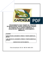 12-Procedimiento Cesion, Modificacion, Tramite Licencia Ambientalpeste