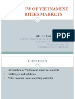 Overview of Vietnamese Securities Markets: Mr. Hoang Phu Cuong