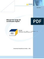 Manual Carga Certificado - W7