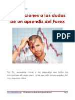 10 Soluciones a Las Dudas de Un Aprendiz Del Forex