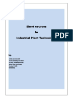 Short Course List in Industrial Plant Technology IPTC