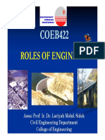 Lecture 1 Roles of Engineers