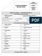 Hoja de Seguridad MP