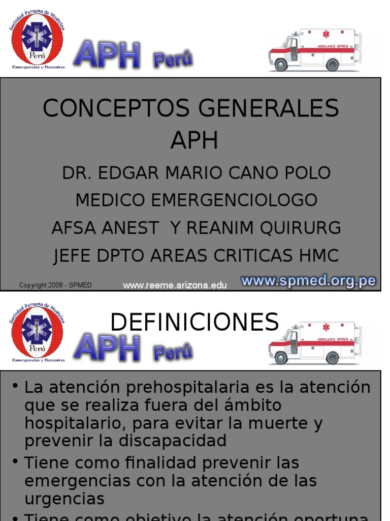 Atención Prehospitalaria y Emergencias | PDF | Cuidado de la salud ...
