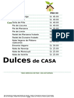 Dulces de Casa