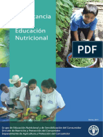 La Importancia de La Educación Nutricional