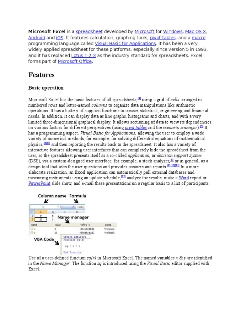 Microsoft Excel Is A Spreadsheet Developed by Microsoft For Windows