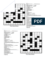 Holy Ghost Crossword Puzzle