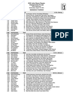 2016 John Deere Classic Pro-Am Pairings