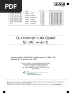 SF12 Cuestionario PDF | PDF | Escala Likert | Cuestionario