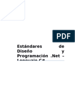 Estandares de Diseño y Programación Net - C - 0.9