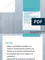 Guía de Práctica Clínica para La Elección Del Fluido de Restauración Volémica Perioperatoria en Los Pacientes Adultos Intervenidos de Cirugía No Cardiaca